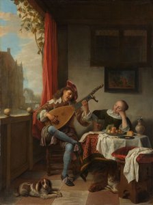 El jugador de laúd de Hendrik Martensz Sorgh