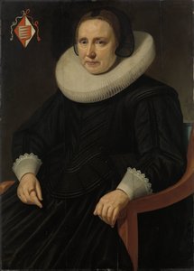 Retrato de Sara Sweerts de Weert, segunda esposa de Antonius Antonides van der Linden de Hendrik Meerman