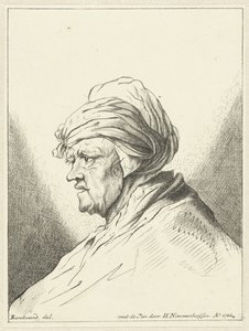 Busto de anciana, a la izquierda de Hendrik Nieuwenhuysen
