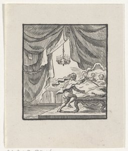 Representación de una historia de las fábulas de Esopo. de Hendrik Numan
