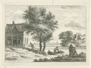 vista del rio de Hendrik Roosing