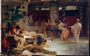 Sócrates buscando a Alcibíades en casa de Hetaera
