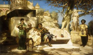 La siesta del patricio de Henryk Siemiradzki