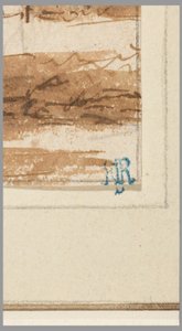 Dibujo, Ciudad sobre un canal, 1750-70 de Hendrik Spilman