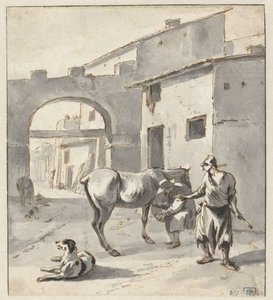 Herrador en una ciudad italiana de Hendrik Verschuring