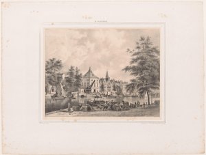 Vista de Haarlem desde el Spaarne de Hendrik Wilhelmus Last