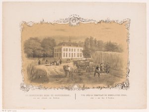 Vista de la finca y la casa Hemelse Berg en Oosterbeek
Hemelsche berg en Oosterbeek, a una hora de Arnhem (título en el objeto)
Arnhem (título de la serie en el objeto) de Hendrik Wilhelmus Last