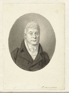 Portret van F. D. Changuión de Hendrik Willem Caspari