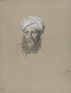 Cabeza de árabe con turbante de Hendrik Willem Cramer