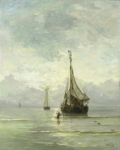 Mar en calma de Hendrik Willem Mesdag