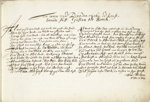 Himno en honor a Gesina ter Borch En honor a den Deugden-rijcke y den Konstlivende Juff: Gesina ter Borch (título sobre objeto)