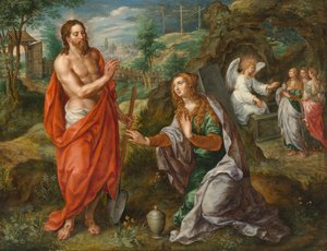 Noli Me Tangere (óleo sobre tabla) de Hendrik de Clerck