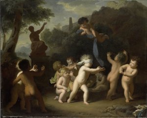 Putti Jugando de Hendrik van Limborch