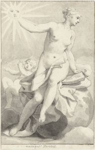 Figura femenina alegórica sentada de Hendrik van Limborch