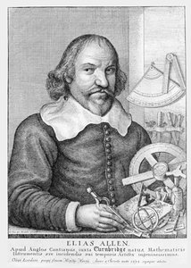 Elias Allen (c.1588-1653) grabado por Wencelaus Hollar (1607-77)