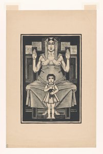 Representación simbólica: la maternidad de Henk Schilling (signed by artist)