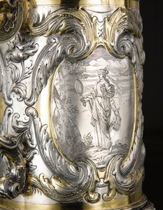 (detalle) de una jarra, Danzig, c.1670 de Hennick (attr. to) Probst