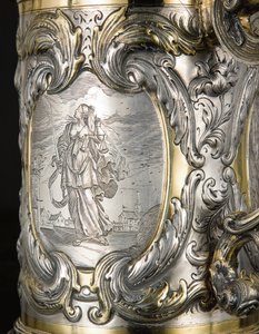 Detalle de una jarra, Danzig, c.1670 de Hennick (attr. to) Probst