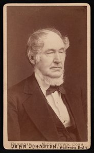 Retrato de John Johnston 1806-1879, Antes de 1876