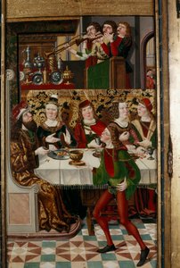 "El banquete de Asuero", basado en un relato del Libro de Ester, de autor desconocido, 2022 (foto) de Henning von der Heide