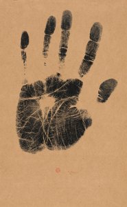 Die linke Hand des Künstlers