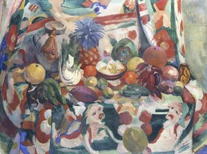 Naturaleza muerta exótica (El pomelo); Nature Morte Exotique (Les Pamplemousses) de Henri Charles Manguin