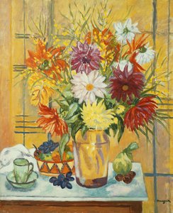 Flores en un jarrón; Fleurs dans un Vase