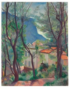 La casa entre los árboles, Villecroze de Henri Charles Manguin