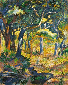 Un claro en Provenza (Estudio) de Henri-Edmond Cross