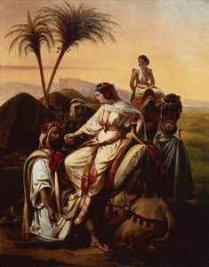 Boaz dando la bienvenida a Ruth