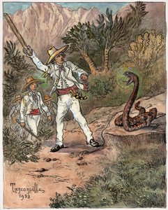 Ataque de serpiente de Henri Garnier Tanconville