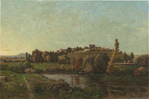 Paisaje en Auvernia de Henri-Joseph Harpignies