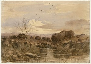 Paisaje con arroyo de Henri-Joseph Harpignies
