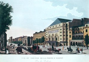 El Teatro de la Porte Saint-Martin. c.1815-20