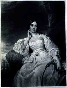 Madame Malibran en el Papel de Desdémona, grabado por Charles Turner, c.1830s de Henri (after) Decaisne