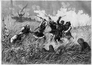 Conquista de Tonkín (actual Vietnam) - Muerte del Comandante Henri Rivière (1827-1883), 19 de mayo de Henri (after) Meyer
