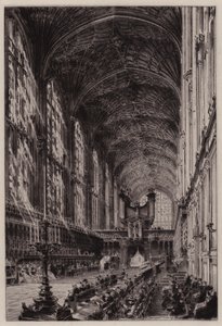 Cambridge: Interior de la Capilla del King