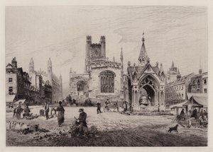 Cambridge: Market Hill de Henri (after) Toussaint