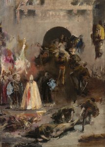Escena de la Inquisición Española, c.1868-70 de Henri Alexandre Georges Regnault