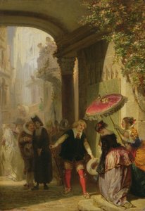 Una calle en Granada de Henri Baron