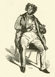 El agente teatral de Henri Bonaventure (after) Monnier
