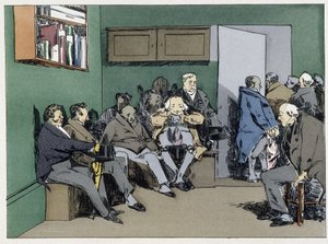 Un día de audiencia - en “Costumbres administrativas” de Henri Monnier de Henri Bonaventure Monnier