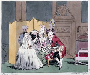 La toilette (escena de peluquería) en el siglo XVIII - en “Jadis et aujourd