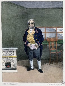Oficinista - en “Costumbres administrativas” de Henri Monnier de Henri Bonaventure Monnier
