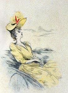 Una mujer soñando