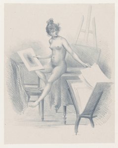 Impresiones de vistas de modelos desnudos