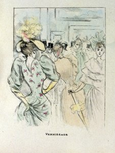 Mujer en alta moda de Henri Boutet