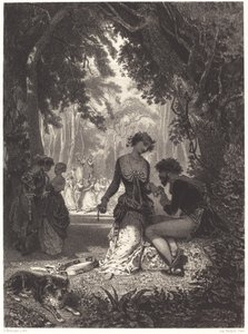 Bailarines italianos de Henri Charles Antoine Baron