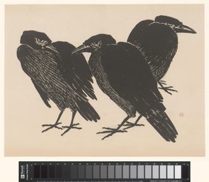 tres cuervos de Henri Charles Guérard