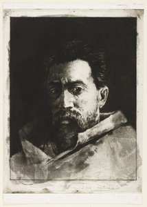 Autorretrato, c.1888 de Henri Charles Guérard